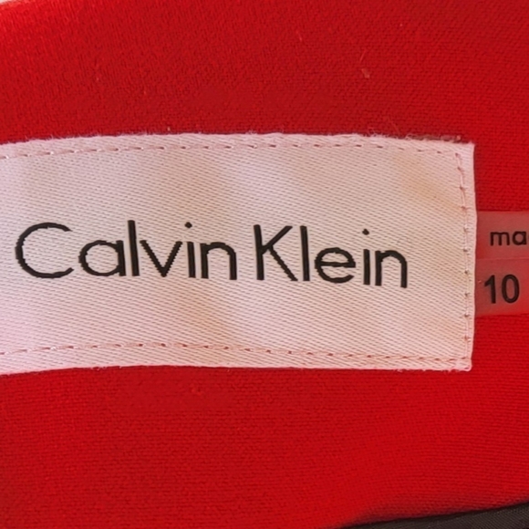 Calvin Klein Red Single-Button Blazer - Picture 4 of 8